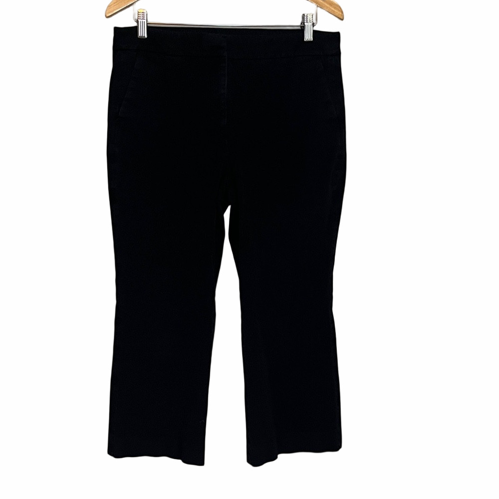 Jcrew Classic Black Women's Cropped Trouser Size 14